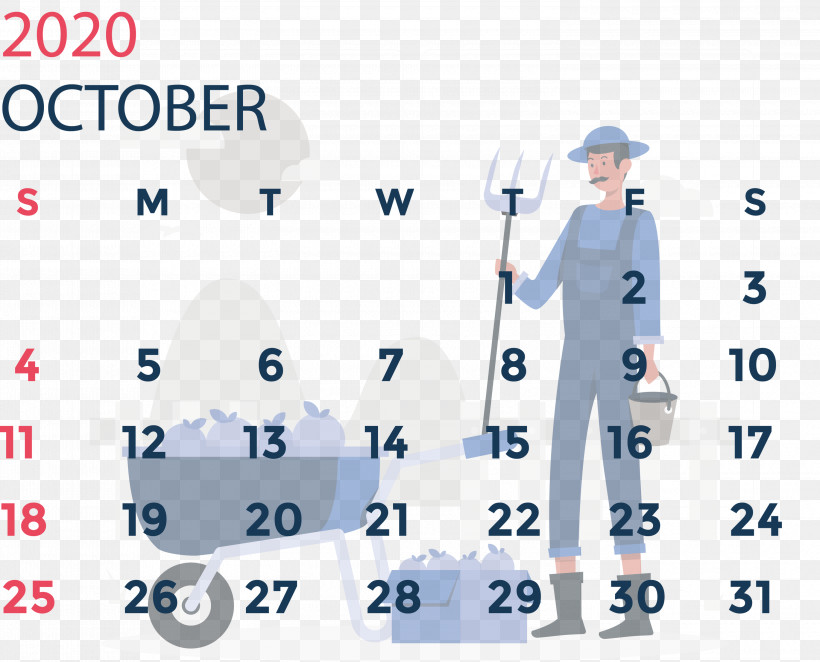 October 2020 Calendar October 2020 Printable Calendar, PNG, 3000x2424px, October 2020 Calendar, Angle, Area, October 2020 Printable Calendar, Outerwear Download Free