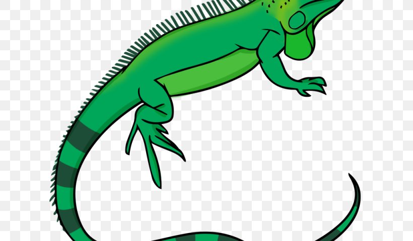 Reptile Lizard Green Iguana Clip Art Chameleons, PNG, 640x480px, Reptile, Amphibian, Animal Figure, Artwork, Blue Iguana Download Free
