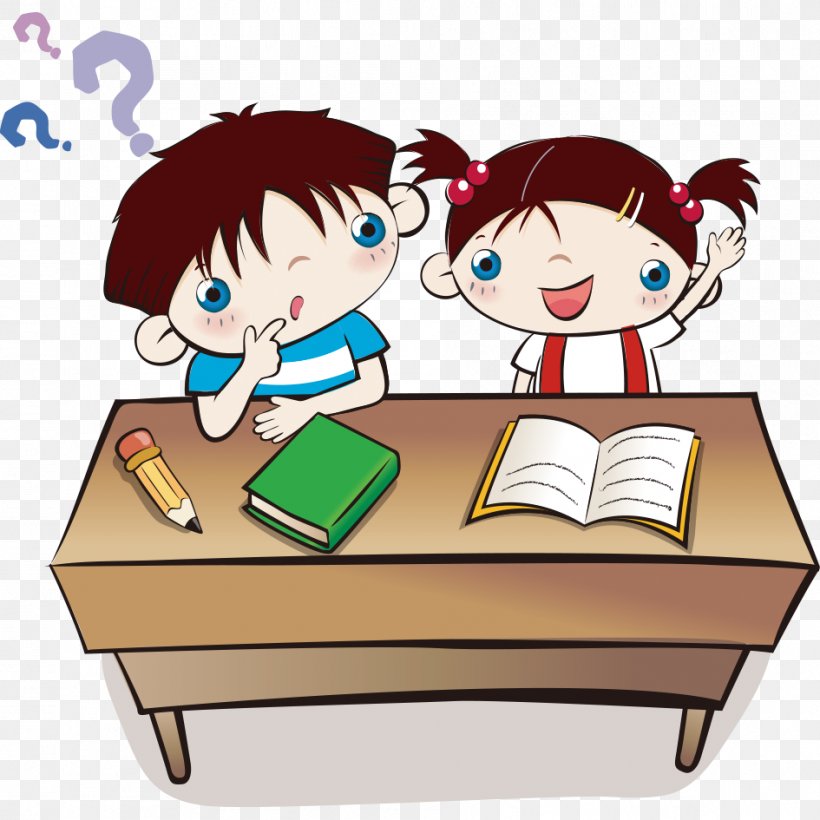 Child Lesson Estudante Cartoon Illustration, PNG, 945x945px, Watercolor, Cartoon, Flower, Frame, Heart Download Free