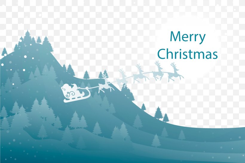 Santa Claus Christmas Sled Blue, PNG, 1200x800px, Santa Claus, Aqua, Arctic, Blue, Brand Download Free