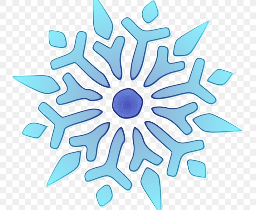 Snowflake, PNG, 747x675px, Watercolor, Aqua, Blue, Paint, Snowflake Download Free