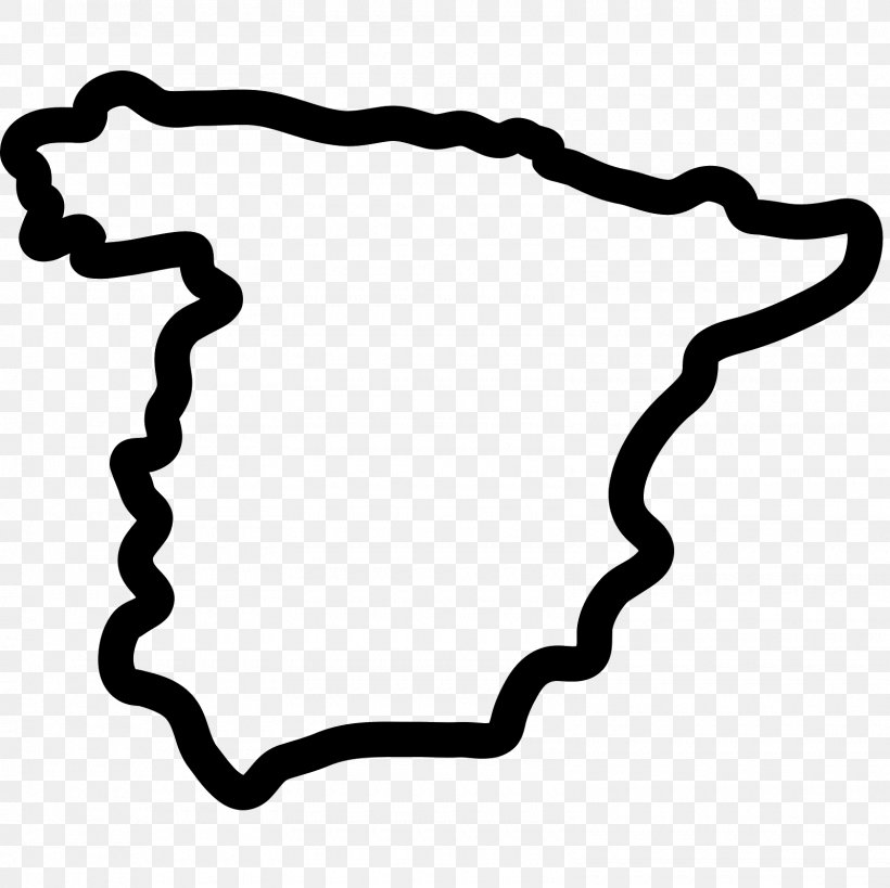 Spain Map Geography Spatial Data Infrastructure, PNG, 1600x1600px, Spain, Area, Black, Black And White, Body Jewelry Download Free