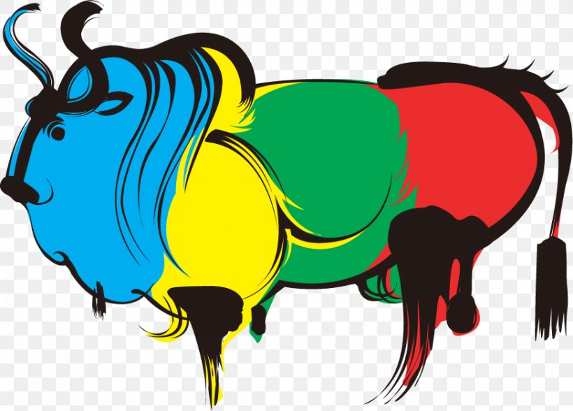 Cattle Art, PNG, 875x628px, Cattle, Art, Artwork, Cartoon, Cattle Like Mammal Download Free