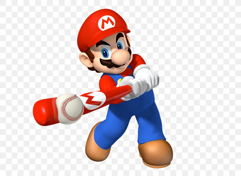 Mario Super Sluggers Mario Superstar Baseball Mario Bros. Luigi, PNG, 800x600px, Mario Super Sluggers, Action Figure, Baseball Equipment, Boxing Glove, Finger Download Free