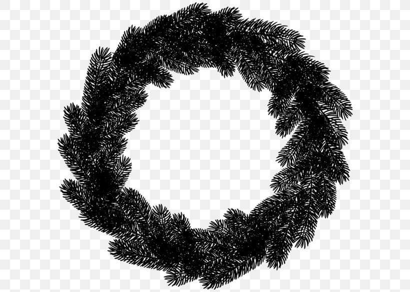 Wreath Fur, PNG, 600x585px, Wreath, Black, Black Hair, Bracelet, Christmas Decoration Download Free