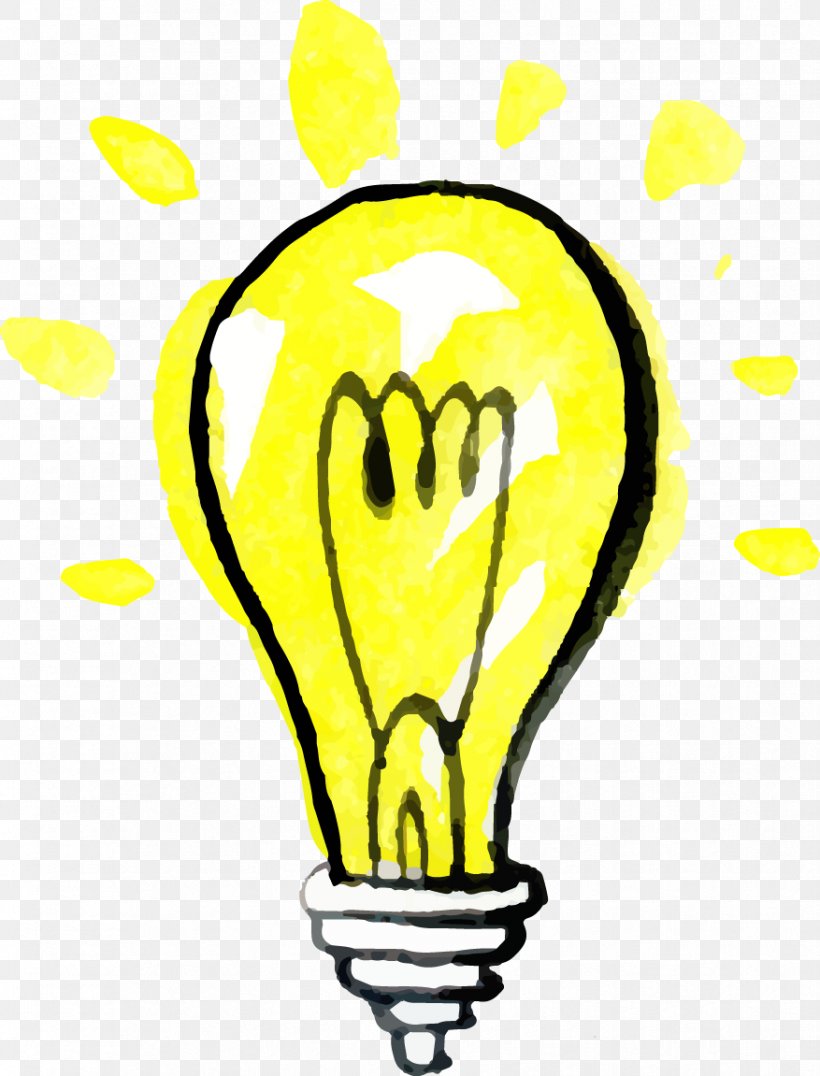 Incandescent Light Bulb Drawing Computer File, PNG, 877x1151px, Light, Area, Black And White, Cartoon, Drawing Download Free
