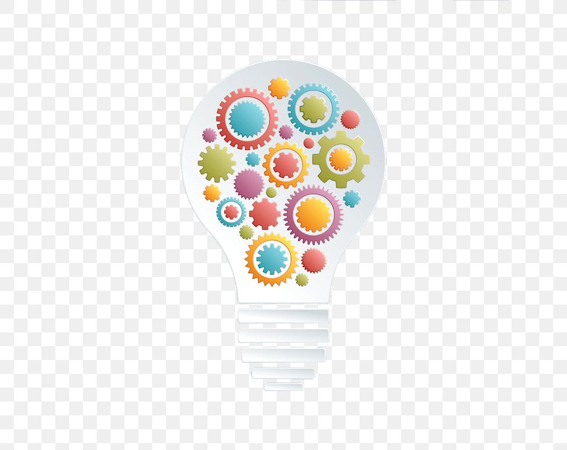 Incandescent Light Bulb Gear Euclidean Vector Illustration, PNG, 650x650px, Incandescent Light Bulb, Balloon, Concept, Filename Extension, Gear Download Free