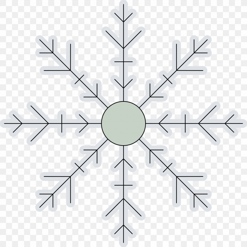 Snowflake, PNG, 3000x3000px, Vintage Christmas, Circle, Diagram, Line, Retro Christmas Download Free