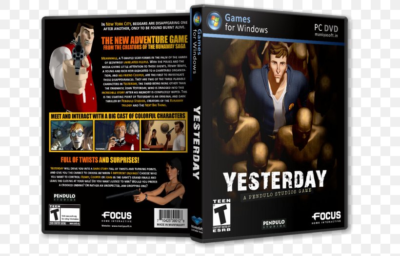 Yesterday DVD Focus Home Interactive STXE6FIN GR EUR Muscle, PNG, 700x525px, Yesterday, Dvd, Film, Focus Home Interactive, Muscle Download Free