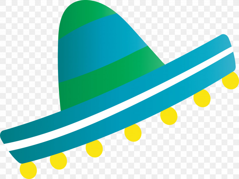 Mexico Elements, PNG, 3000x2256px, Mexico Elements, Hat, Line, Meter, Yellow Download Free