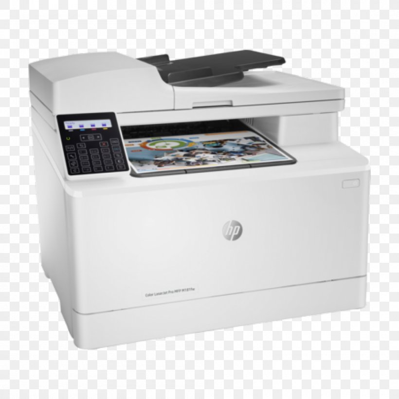 Hewlett-Packard Multi-function Printer HP LaserJet Pro M181, PNG, 1000x1000px, Hewlettpackard, Computer Network, Electronic Device, Fax, Hp Laserjet Download Free