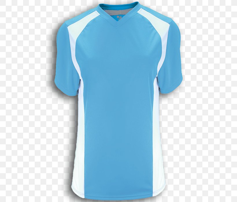 T-shirt Jersey Uniform Clothing Sleeve, PNG, 700x700px, Tshirt, Active Shirt, Aqua, Azure, Blue Download Free