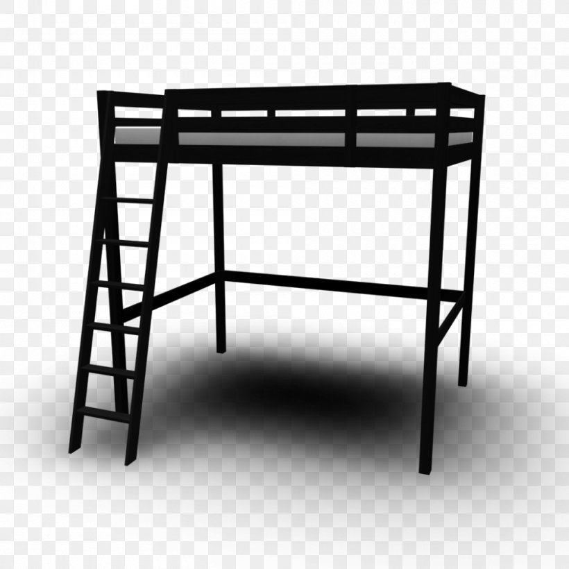 Table Bunk Bed Bed Frame Furniture, PNG, 1000x1000px, Table, Bed, Bed Frame, Bunk Bed, Desk Download Free