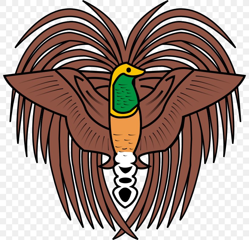 Emblem Of Papua New Guinea Coat Of Arms Flag Of Papua New Guinea, PNG, 800x792px, Papua New Guinea, Artwork, Beak, Bird, Chicken Download Free