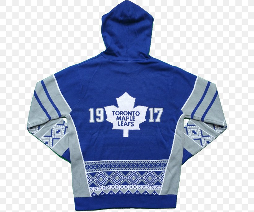Hoodie T-shirt Toronto Maple Leafs Christmas Jumper Bluza, PNG, 649x685px, Hoodie, Blue, Bluza, Brand, Christmas Download Free