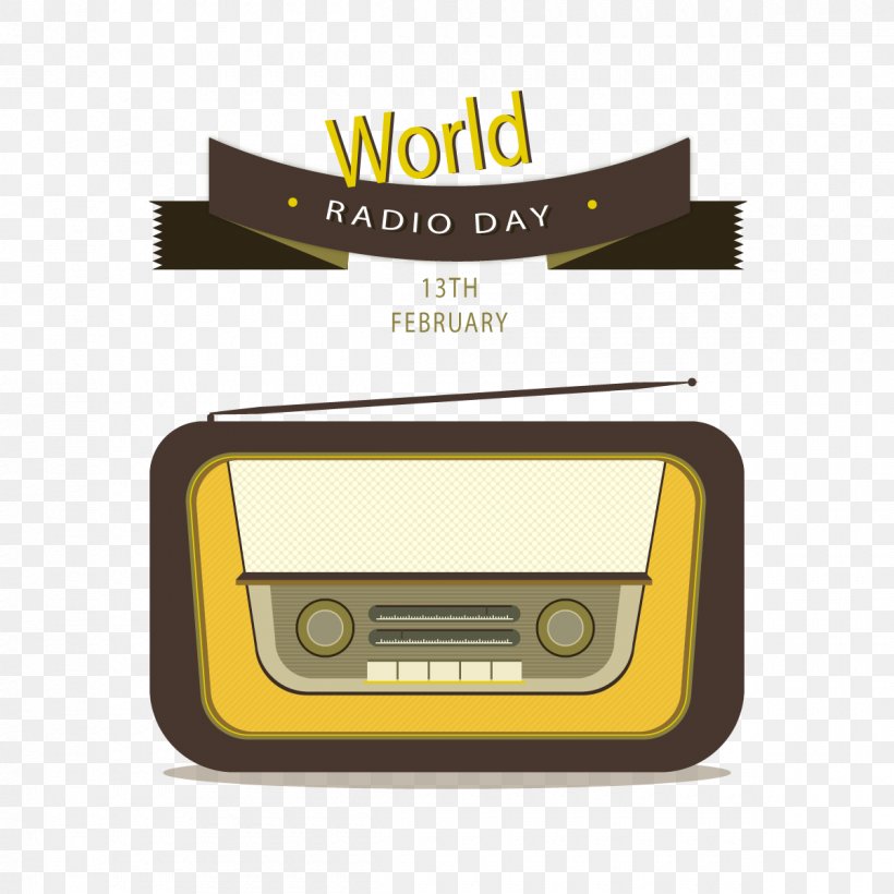 World Radio Day FM Broadcasting Radio Station, PNG, 1200x1200px, Radio, Brand, Drawing, Fm Broadcasting, Frequency Modulation Download Free