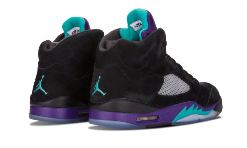 Air Jordan 5 Retro 'Black Grape' Mens Sneakers Sports Shoes Nike, PNG, 850x510px, Air Jordan, Athletic Shoe, Basketball Shoe, Black, Brand Download Free