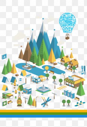 Flat City Free Download - Camping Clip Art PNG