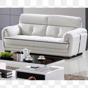 White Sofa - Couch Table Furniture Sofa Bed Chaise Longue PNG