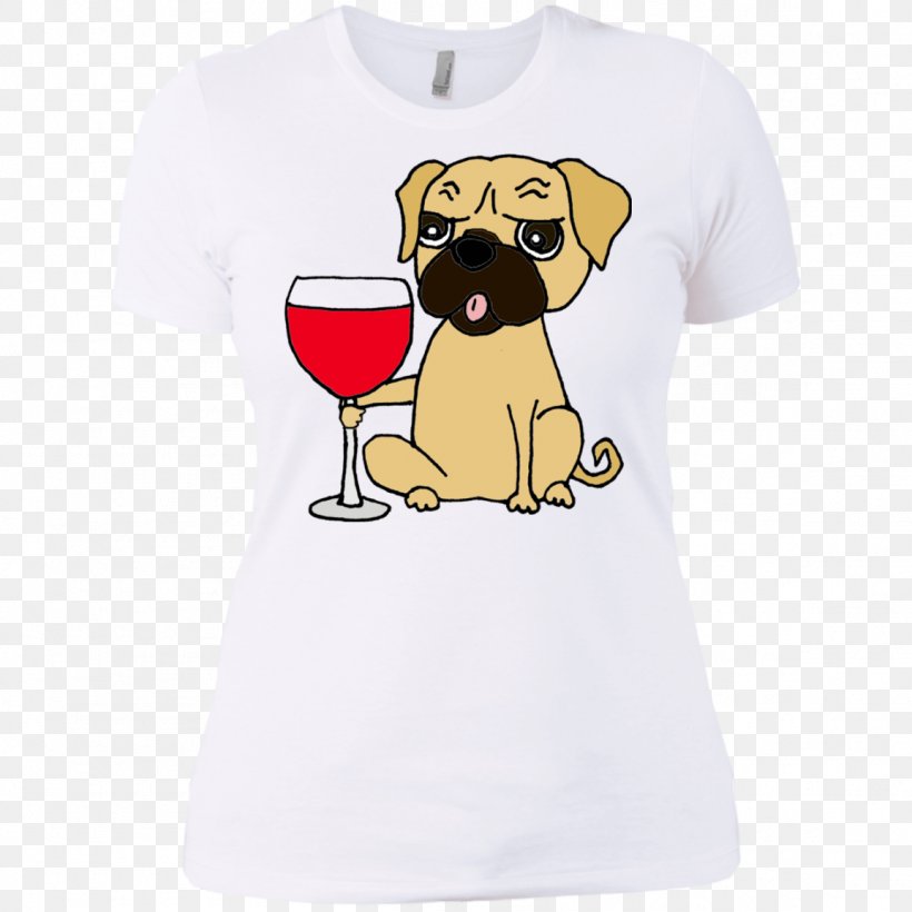 Pug T-shirt Bulldog Puppy Sleeve, PNG, 1155x1155px, Pug, Alcoholic Drink, Bag, Bulldog, Carnivoran Download Free
