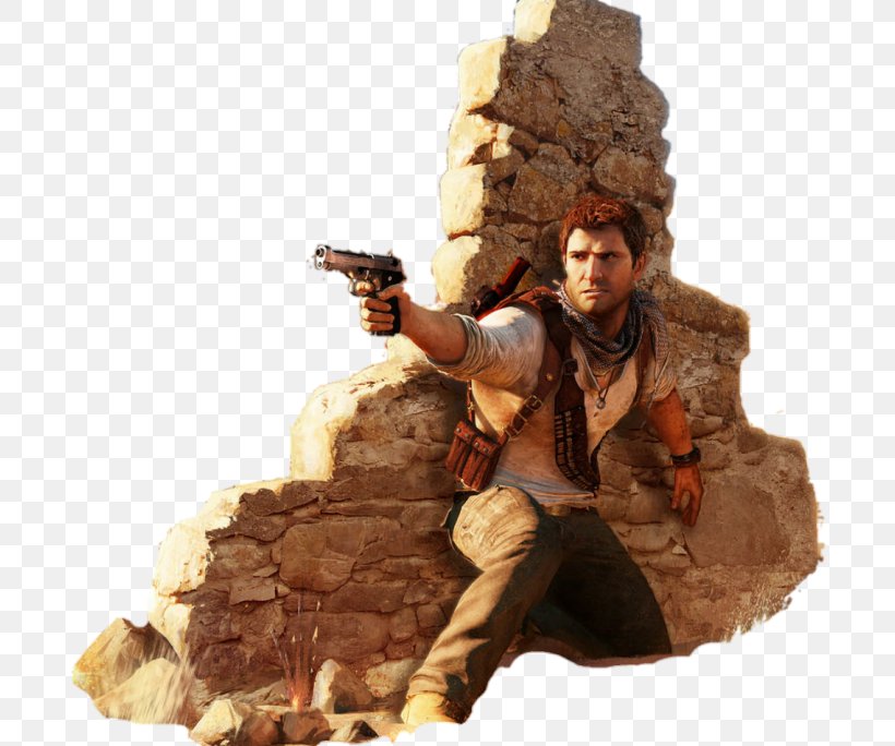 Uncharted 3: Drake's Deception Uncharted 4: A Thief's End Uncharted 2: Among Thieves Uncharted: The Nathan Drake Collection Uncharted: Golden Abyss, PNG, 700x684px, Uncharted 3 Drakes Deception, Actionadventure Game, Figurine, Game, Multiplayer Video Game Download Free