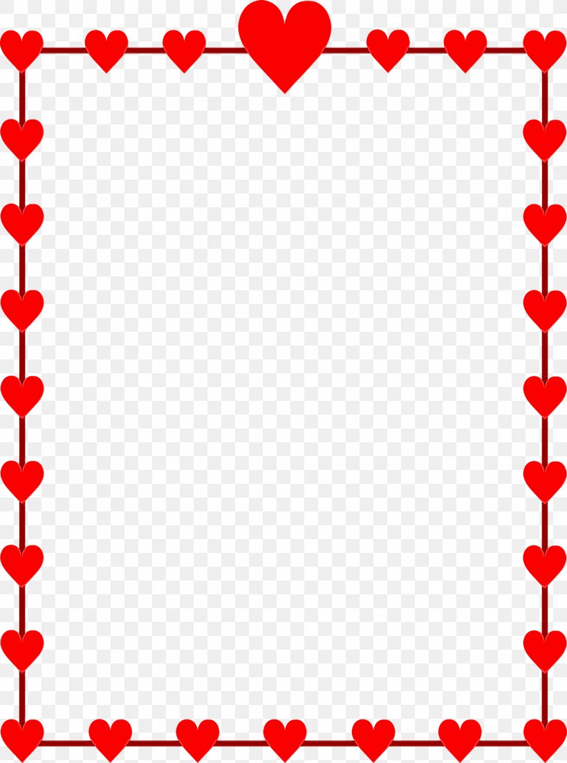 Valentines Day Border, PNG, 2228x3000px, Valentines Day, Borders And Frames, Borders Clip Art, Heart, Rainbow Hearts Border Download Free