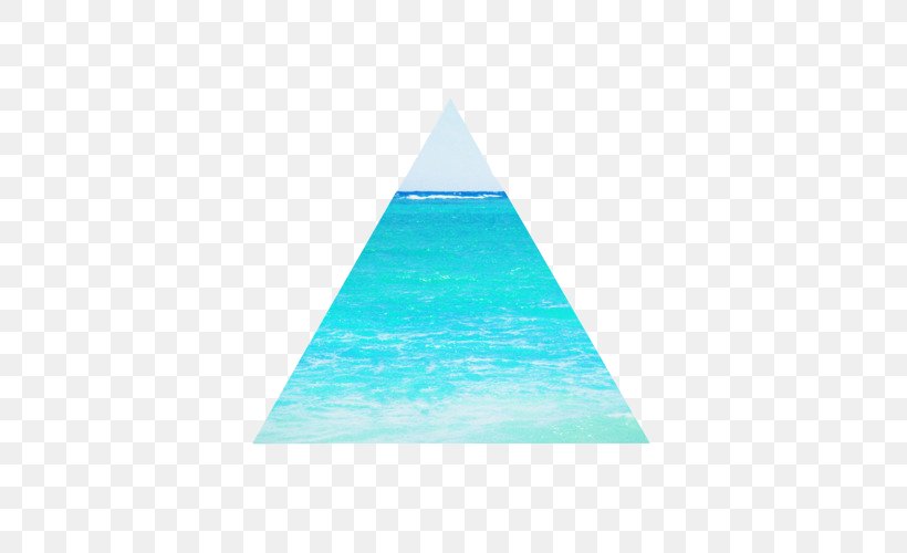Blue Triangle Turquoise Sky, PNG, 500x500px, Blue, Aqua, Azure, Sky, Teal Download Free