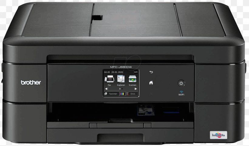 Paper Multi-function Printer Inkjet Printing Brother Industries, PNG, 1648x970px, Paper, Automatic Document Feeder, Brother Industries, Brother Mfcj880, Duplex Printing Download Free