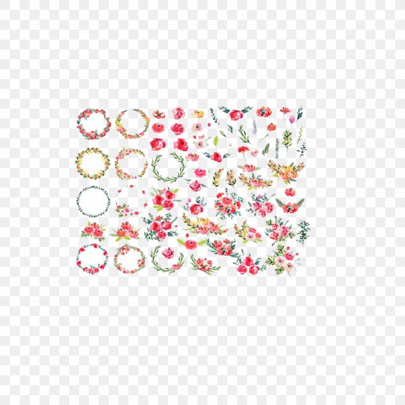Download Wreath Flower, PNG, 2953x2953px, Wreath, Area, Designer, Heart, Pattern Download Free