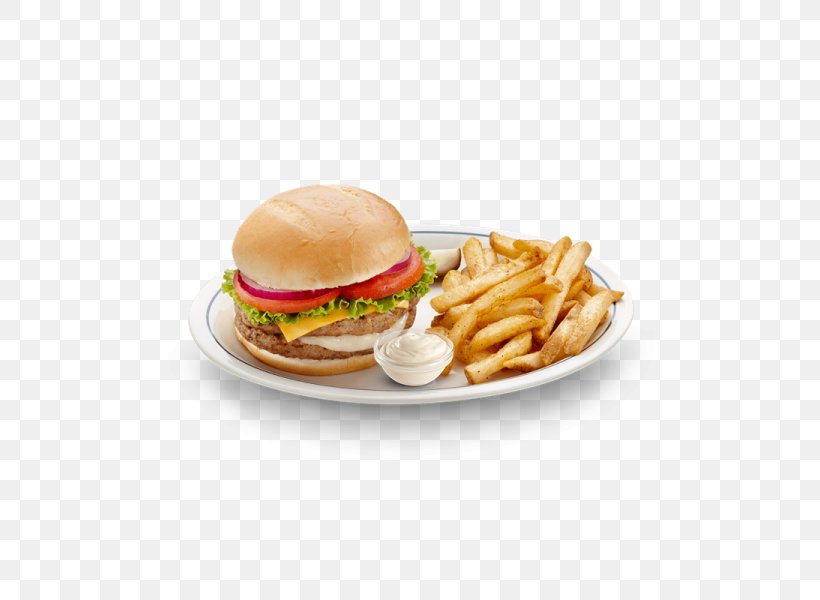 French Fries Cheeseburger Breakfast Sandwich Take-out Hamburger, PNG, 600x600px, French Fries, American Food, Breakfast, Breakfast Sandwich, Buffalo Burger Download Free