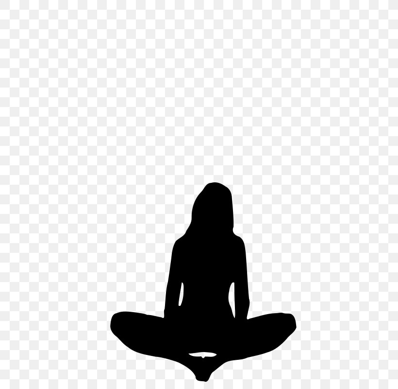 Silhouette Woman Drawing Clip Art, PNG, 800x800px, Silhouette, Black And White, Drawing, Female, Meditation Download Free