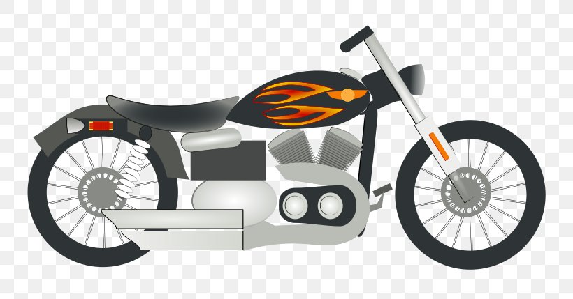 Motorcycle Harley-Davidson Bicycle Free Content Clip Art, PNG, 800x429px, Motorcycle, Automotive Design, Bicycle, Bicycle Accessory, Bicycle Frame Download Free