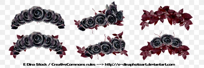 Black Rose Flower Crown, PNG, 1548x516px, Rose, Black, Black Rose, Crown, Drawing Download Free