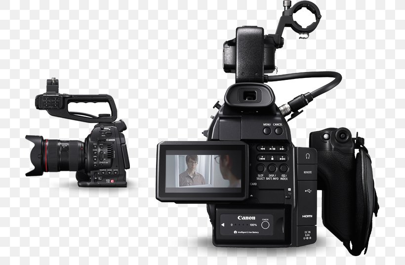 Canon EOS C100 Canon EF Lens Mount Camera Canon Cinema EOS, PNG, 717x537px, Canon Eos C100, Active Pixel Sensor, Camera, Camera Accessory, Camera Lens Download Free
