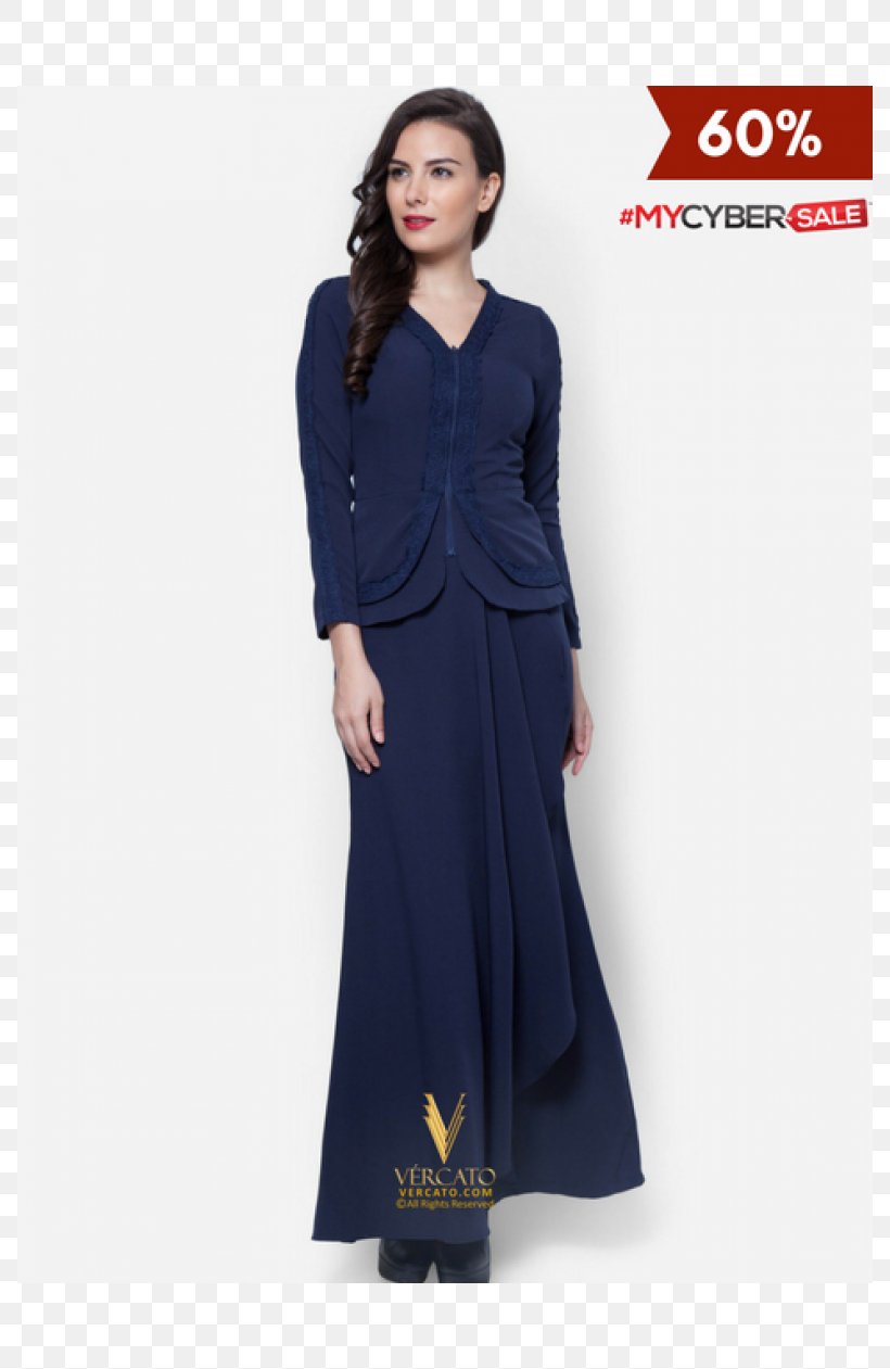 Robe Baju Kurung Navy Blue Dress, PNG, 788x1261px, Robe, Baju Kurung, Baju Melayu, Blue, Clothing Download Free