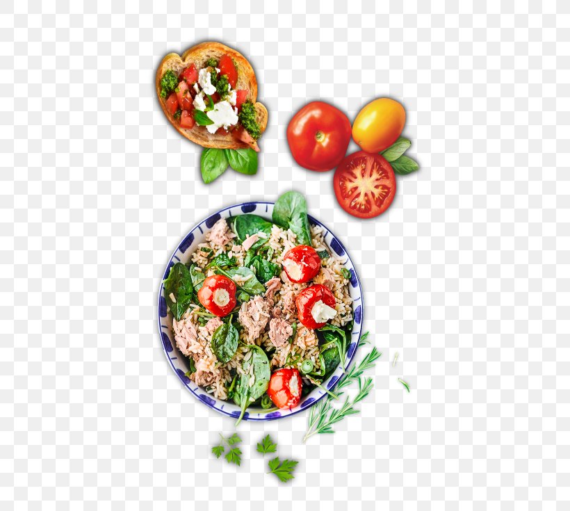Tuna Salad Vegetarian Cuisine Fattoush Asian Cuisine Greens, PNG, 450x735px, Tuna Salad, Asian Cuisine, Asian Food, Atlantic Bluefin Tuna, Cuisine Download Free