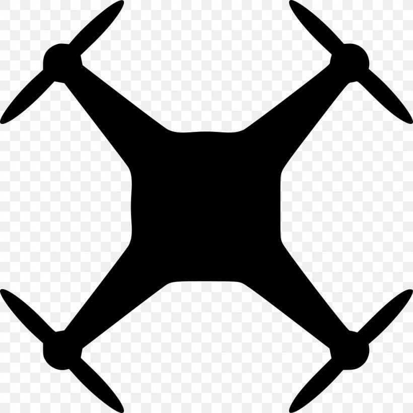 Unmanned Aerial Vehicle Quadcopter Fixed-wing Aircraft Airplane Clip Art, PNG, 980x980px, Unmanned Aerial Vehicle, Aircraft, Airplane, Artwork, Black Download Free