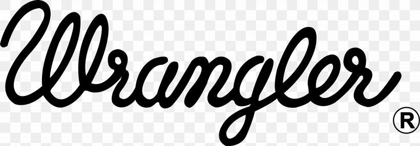 Wrangler Brand Jeans Logo Lee, PNG, 4272x1493px, Wrangler, Black, Black And White, Brand, Calligraphy Download Free