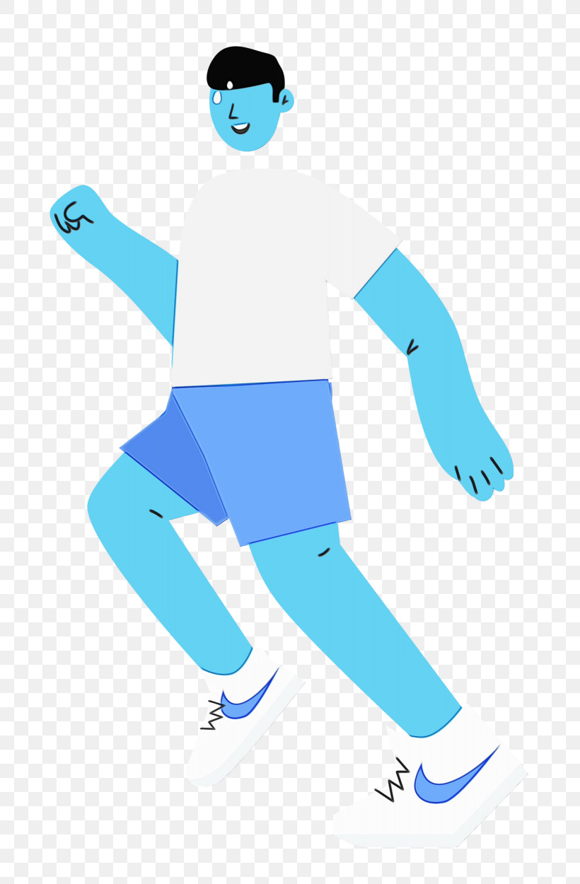 Cobalt Blue / M Cobalt Blue / M Shoe Logo Uniform, PNG, 1639x2500px, Jogging, Baseball, Blue, Cartoon, Character Download Free