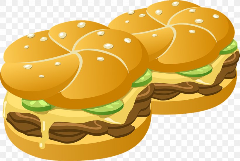 Hamburger Cheeseburger French Fries Hot Dog Clip Art, PNG, 960x646px, Hamburger, Bread, Bun, Cheeseburger, Fast Food Download Free