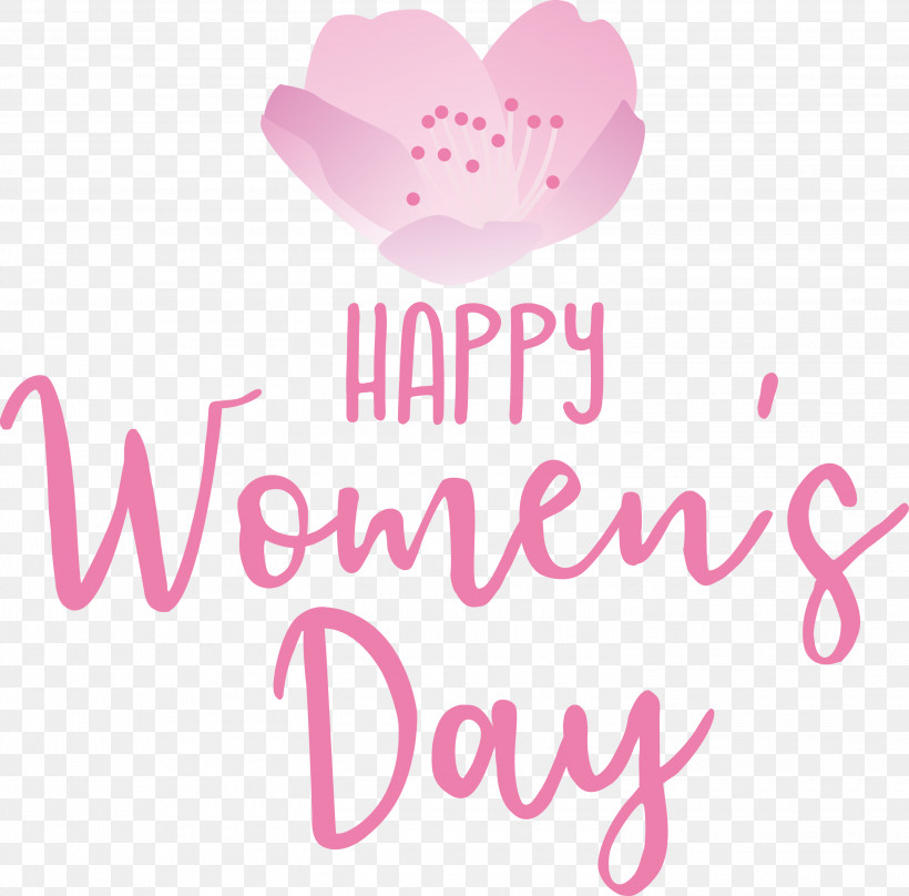 Happy Women’s Day, PNG, 3000x2957px, Logo, Flower, M095, Meter, Petal Download Free