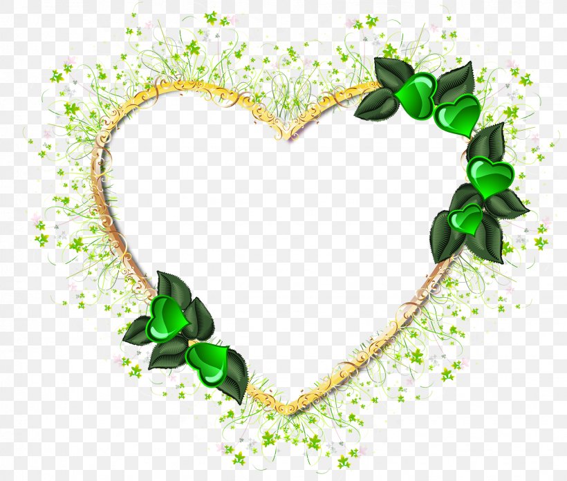 Picture Frames Image Clip Art Heart Vector Graphics, PNG, 1631x1385px, Picture Frames, Branch, Flora, Flower, Green Download Free