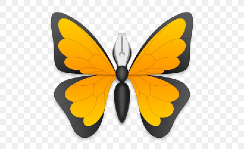 Ulysses App Store MacOS, PNG, 500x500px, Ulysses, App Store, Arthropod, Brush Footed Butterfly, Butterfly Download Free