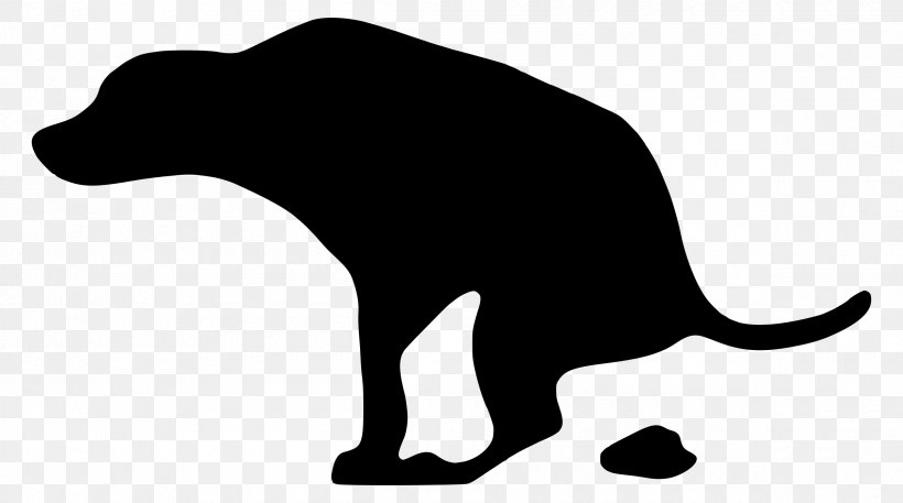 Dog Black And White Clip Art, PNG, 2400x1338px, Dog, Big Cats, Black, Black And White, Carnivoran Download Free