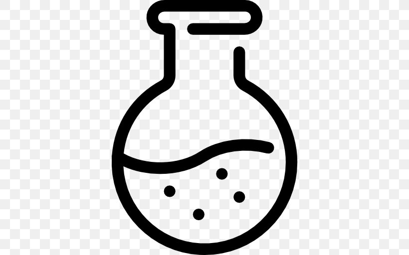 Laboratory Flasks Chemistry Round-bottom Flask Science, PNG, 512x512px, Laboratory, Area, Atom, Biology, Black And White Download Free