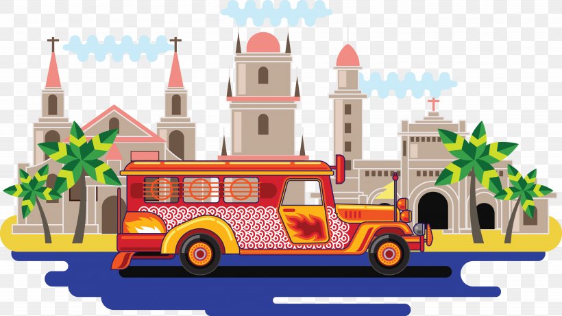 Philippines Tourism Euclidean Vector, PNG, 5393x3038px, Philippines, Bus, Emergency Vehicle, Mode Of Transport, Motor Vehicle Download Free
