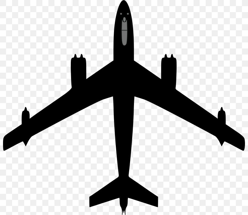 Airplane Fixed-wing Aircraft Clip Art: Transportation Clip Art, PNG, 800x710px, Airplane, Aircraft, Airliner, Aviation, Black And White Download Free