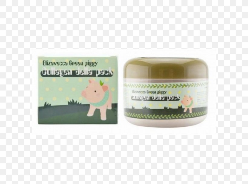 Elizavecca Milky Piggy Carbonated Bubble Clay Mask Collagen Facial Cosmetics, PNG, 610x610px, Collagen, Cosmetics, Cream, Exfoliation, Face Download Free