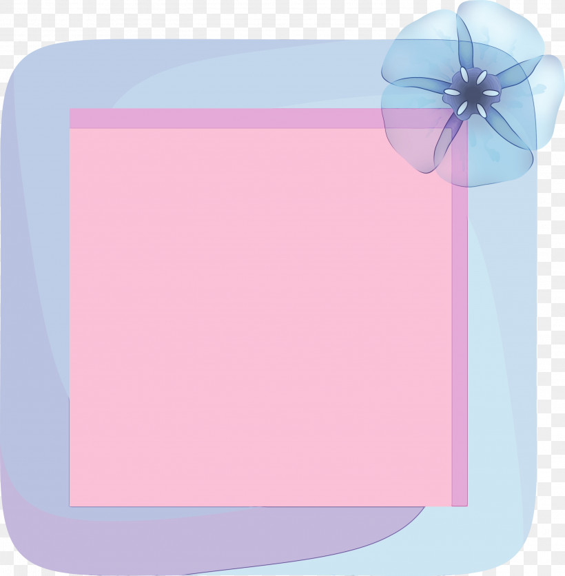 Picture Frame, PNG, 2942x3000px, Flower Photo Frame, Film Frame, Flower Frame, Geometry, Lavender Download Free