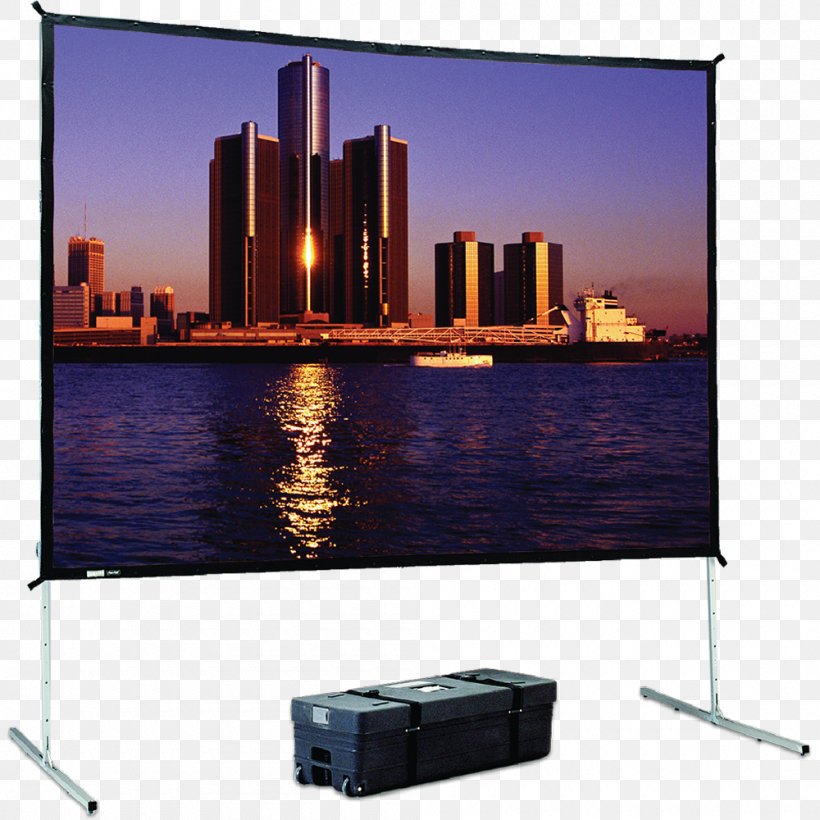 Projection Screens Projector Computer Monitors Multi-monitor Display Device, PNG, 1000x1000px, Projection Screens, Advertising, Computer Monitor, Computer Monitors, Dalite Screen Download Free